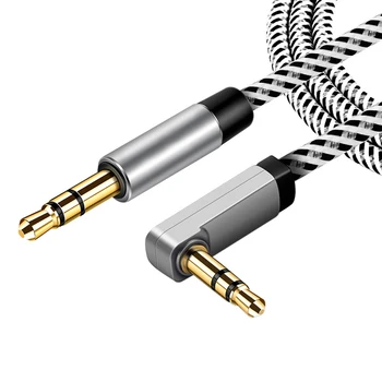 3,5 mm male-to-male audio kábel, pozlátený aux pár nahrávanie kábla telefónu audio kábel