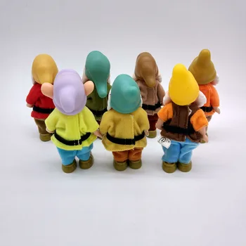 7pcs Disney snehulienka a Sedem Trpaslíkov Akcie Obrázok Hračky 15 cm Princezná PVC bábiky zbierku hračiek pre deti darček k narodeninám