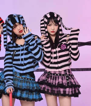 Japonský Dizajn Čipky Červené Ružové Kockované Sukni, Hot Girl Punk Sladké Lolita Kawaii Tortu Mini Sukne Školy Sexy 2020 Lete Jupe Nové