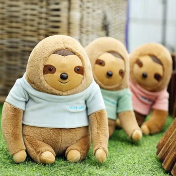 Kreatívne Roztomilý Simulácia Obliekanie Lenivosť Plyšové Hračky Lazy Bear Bábika Dieťa, Bábika Vankúš Dievča Deti Narodeninám Domáce Dekorácie