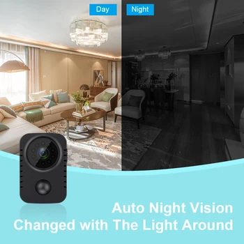 Mini Kamera HD 1080P Videokamera Nočné Videnie Mini Vonkajšie DV Hlas, Video Rekordér Akcie Micro Kameru Nahrávač