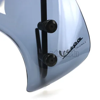 Motocykel čelné Sklo Čelné sklo Vzduchu Deflektor Dym Čierny Skúter Príslušenstvo pre Piaggio Vespa GTS 125 250 300