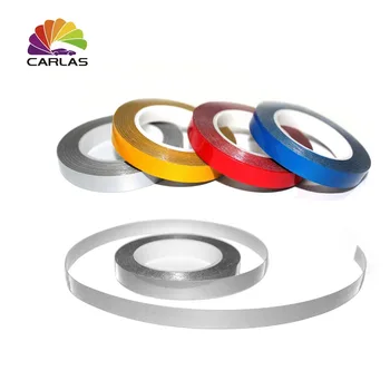 Nový výrobok, 9 M*1 CM bezpečnosti farebné upozornenie reflexné pásky