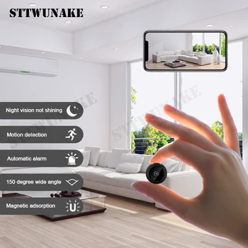 STTWUNAKE mini wifi kamera 1080P zabezpečenia protokolu ip kamerový dohľad vonkajšie micro tajné bezdrôtovú domácu noc baby monitor P2P