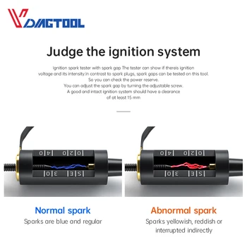 Vdiagtool Auto Spark Plug Tester Drôtu cievky s Vysokou Energiou Zapaľovacieho Systému V Súlade Auto Okruhu Diagnostický Test Oprava Nástrojov