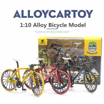 1:10 Zliatiny Diecast Kovové Bicykli Cestný Bicykel Model Cyklistické Hračky Pre Deti, Darčeky, Hračky pre deti,