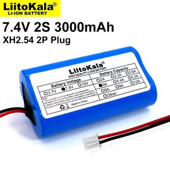 1-10PCS 7.4 V Lítia 18650 Batériu 2S 3000mAh Rybárske LED Svetlo Bluetooth Reproduktor 8.4 V Núdzových DIY Batérie s PCB
