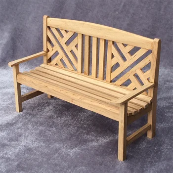 1:12 mini nábytok model outdoor záhrada zvyšok stoličky s nohy stolice, 4 ks balenie