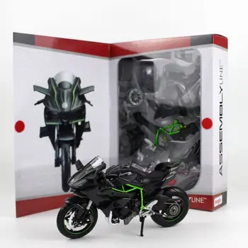 1:12 Rozsahu KAWASAKI Ninja H2R Hračka Motocykel Maisto Montáž Motokros Modelu Vzdelávacích Kolekcie Darček Pre Deti