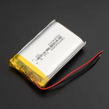 1/2/4 Vysokou Kapacitou 103450 3,7 V Lítium-Polymérová Batéria 2000 Mah Li-po Li-polymer MP5 GPS Bluetooth Reproduktor Buniek