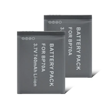 1/2 Ks BP70A 740mAh Li-ion batéria Lítiová Batéria Pre Samsung ES30 ES65 ES67 ES70 ES71 ES73 ES74 ES75 ES80 ES90 ES95 ES96 ES99 SL50