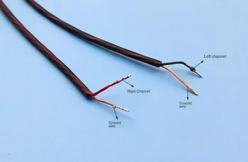 1.2 m 3,5 mm Slúchadlá Opravy Káblov DIY Slúchadlá Audio Kábel Slúchadiel Náhradný Kábel Drôt Line Kábel pre Spájkovanie