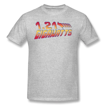 1.21 Gigawatts T-Shirt Mužov Narodeninám Krátke Rukávy Zábavné Tees O Krku Bavlny späť do budúcnosti Oblečenie pre Humor T Tričko