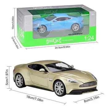 1:24 Aston Martin Well Zbierku Deti Model Auta, Darčeky, Hračky Vanquish Lejacích Model Športového Auta