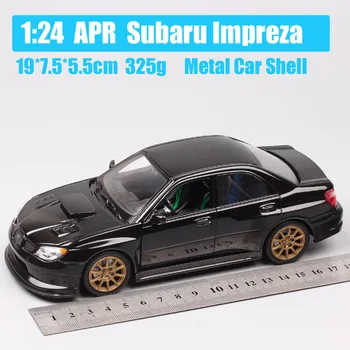 1:24 váhy Well APR Subaru Impreza závodné auto, auto kovové Diecasts & Hračky model miniatúrne dieťa boys darček pre zberateľov