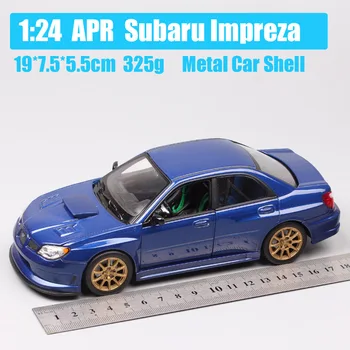 1:24 váhy Well APR Subaru Impreza závodné auto, auto kovové Diecasts & Hračky model miniatúrne dieťa boys darček pre zberateľov
