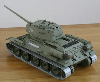 1:25 Sovietsky T-34 Stredný Tank Papier Model T-34/85 Príručka urob si sám