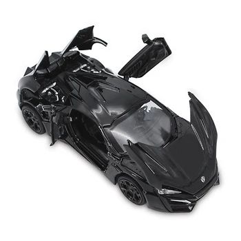 1:32 Lykan Hypersport Zliatiny Modelu Auta Diecasts & Hračky Fast & Furious autíčka Zbierku Hračiek pre Deti detský Dary