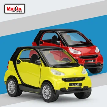 1:32 rozsahu smart fortwo detský diecast auto motor vytiahnuť späť miniatúrne kovové modely pretekárske auto odolné hrať darčeky pre chlapca hračky