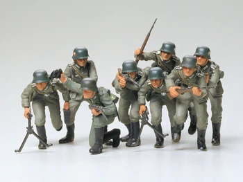 1/35 nemeckej Pechoty Commando 8-osoba Vyhovovali Tamiya Montáž Model Druhej Svetovej Vojny Zber Plastových Budovy, Maľovanie Hračka