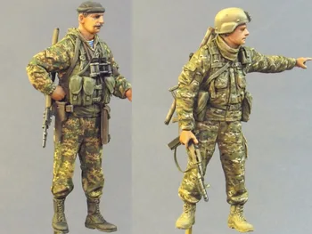 1/35 rozsahu Modern Warfare Východe ukrajiny militantov 2 osoby miniatúry Živice Model Auta obrázok Doprava Zadarmo
