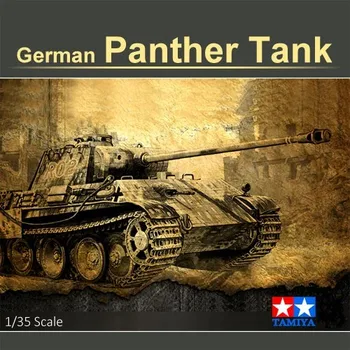 1:35 Rozsahu Nádrž Montáž Model nemeckého Panther Tank Model Budovy Auta Vojenského Tanku Zbierku DIY 35065
