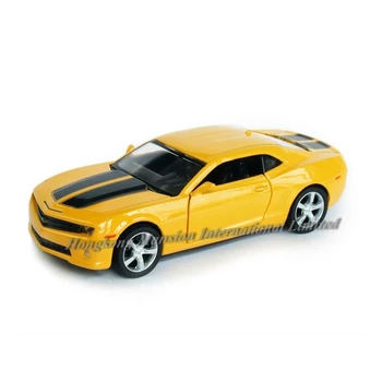 1:36 Rozsahu Diecast Kovové Zliatiny Licencovaný Kolekcia Športové Auto Model Chevrolet Camaro Vytiahnuť Späť Hračky Vozidla - Žltá