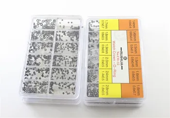 1.4-2.8 mm Mini Malé Hodinky Koruny Nepremokavé Gumová Podložka tesnenie Tesnenie O-Krúžok Box Set