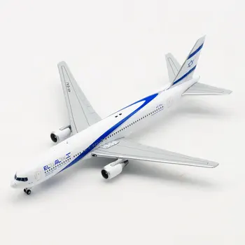 1/400 Rozsahu IZRAEL Leteckej spoločnosti EL AL airplan B767 Diecast model lietadla s base podvozok zliatiny lietadla hračka F zbierky model