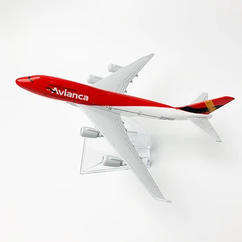 1/400 Rozsahu Zliatiny Lietadiel Boeing 747 Kolumbia Avianca Airlines 16 cm Zliatiny Rovine B747 Model Hračky pre Deti detský Darček Kolekcie