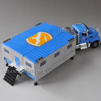 1:50 Diecast Truck Model Hračky Transformácia RV Motorových Domov Caravan Replika Veľký Van Rekreačné vozidlá