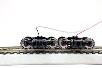 1/87 HO pomer spodným rámom z vlakovej preprave podvozok Montáž Refitting časti vlaku toy model Elektrické pripojenie