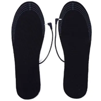 1 Dvojica USB Vyhrievané Obuvi Vložky Nohy Otepľovanie Pad Nohy Teplejšie Ponožky, Podložku Mat Zimné Outdoorové Športy Vykurovacej Vložky v Zime Teplé Podrážkou