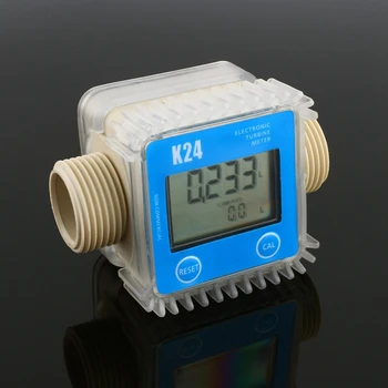 1 Ks K24 Lcd Turbíny Digitálne Prietok Paliva Meter Široko Používané Pre Chemické Látky Vody