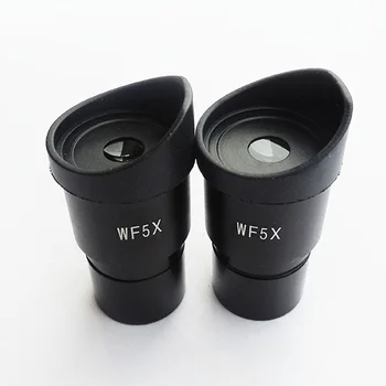 1 ks WF5X Široké Pole Okulára 20 mm s Okom Poháre pre Stereo Mikroskopom s Montážnou Veľkosť 30 mm