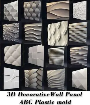 1 Kus 3D Plastové Formy Na Dlaždice Panely Formy Omietka Stone Wall Art Decor ABS Plast Forme NÍZKA CENA DO KONCA ROKA
