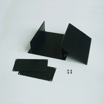 1 kus, hliníkový kryt pre prípad elektronika projektu prípade 61(H)x118(W)*155(L) mm 8225