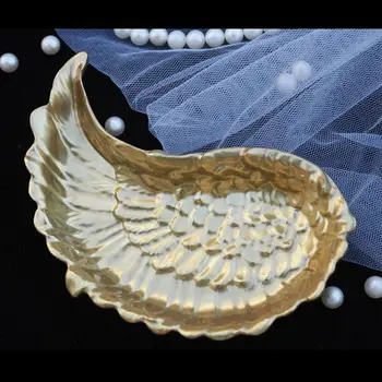 1 Pár DIY Krídlo Zásobník Silikónové Šperky Živice Formy Krídla Tvar Jedál Doska Formy Živice Casting Mold Šperky, Umelecké Remeslo Nástroj