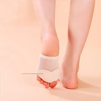 1 Pár Tanec Ponožky Pop Ženy, Brušný Tanec Balet Prst Pad Nohy Ochrany Ponožky Jedinečný Top Jogy Ponožky