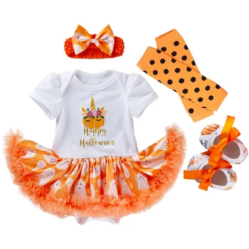 1 Rok Baby Girl Dress Halloween Dievčatá Tutu Šaty Batoľa Detský Oblečenie Baby Krst 1. Prvé Narodeniny Oblečenie infantil vestido