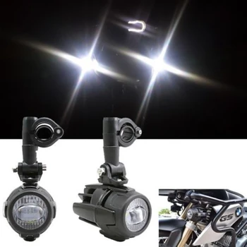1 Sada Univerzálnych Motocykel LED Pomocné Hmlové Svetlo Assemblie Jazdy Žiarovka 40W predné svetlo Na BMW R1200GS/ADV/F800GS/F700GS/F600GS