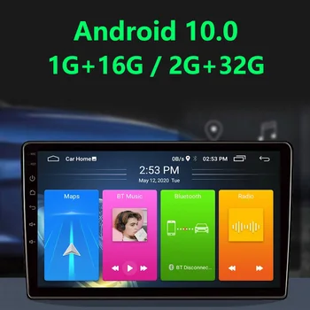 10.2 palcový IPS 2.5 D Android auto dvd prehrávač pre Toyota Land cruiser 100 LC100 LC 100 autoradio auta gps navigácie Stereo