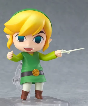 10 cm Anime Odkaz PVC Údaje Zelda Wink Waker Odkaz Meč Akčná Figúrka Model Bábika Kolekcie Xmas Gift Figma #413