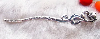 10 KS 25*160mm Vintage Kovové Zliatiny Fox Vlasy Palice Vlásenky Antique Silver Farba Antické Bronzové Pozlátené Vlásenky Šperky Pre Ženy