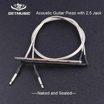 10 ks 6 String Akustická Gitara Vyzdvihnutie Piezoelektrické Rod Snímače Pod Sedlo Piezoelektrické Drumbľa Hudobné nástroje, Príslušenstvo