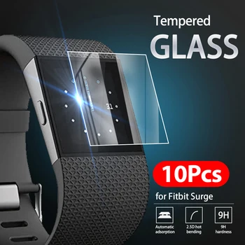 10 Ks Pre Fitbit Nárast Tvrdeného Skla 9H 2.5 D Premium Screen Protector Film Pre Fitbit Nárast Športové SmartWatch