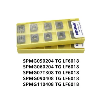 10 KS SPMG050204 SPMG060204 SPMG07T308 SPMG090408 SPMG110408 TG LF6018 U perforované karbidu vložky môžu byť použité pre nerez s
