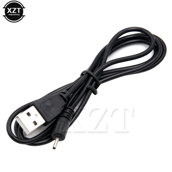 10 KS USB Nabíjačka Viesť Kábel 2 mm na USB Kábel Použiť Pre Nokia 7360 N71 6288 E72 USB Nabíjací Kábel Malých Pin čierna