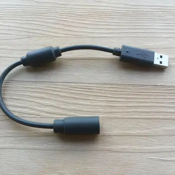 10 KS USB Odlúčených kábel Kábel Adaptéra Náhradný Kábel Pre Xbox 360 Káblové Herný ovládač