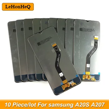 10 Ks/veľa Originálne LCD pre Samsung A20S A207 LCD Displej dotykový Displej Digitalizátorom. montáž smasung A20S A207F A207F/DS LCD